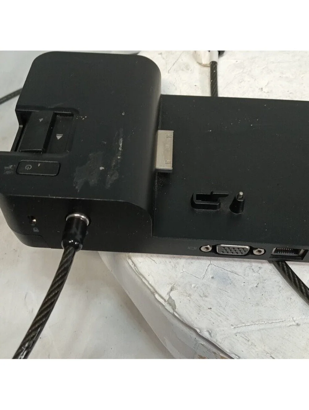 HP 2013 UltraSlim Docking Station D9Y32AA USB 3.0 VGA Ethernet Tested Used